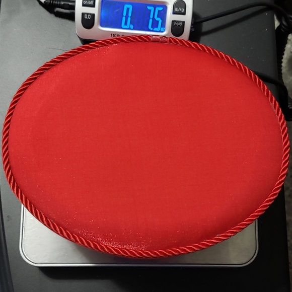 Oval-Shaped Red Storage Box - Picture 15 of 15